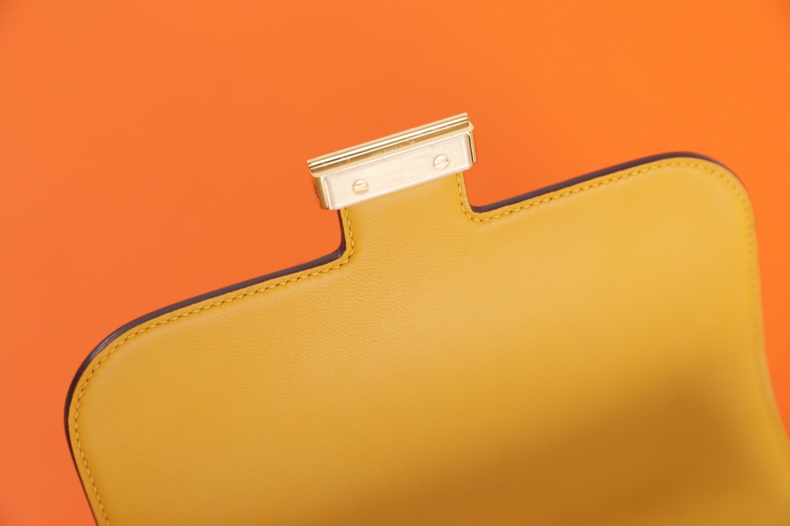 에르메스 콘스탄스18 앰버 옐로우 금장